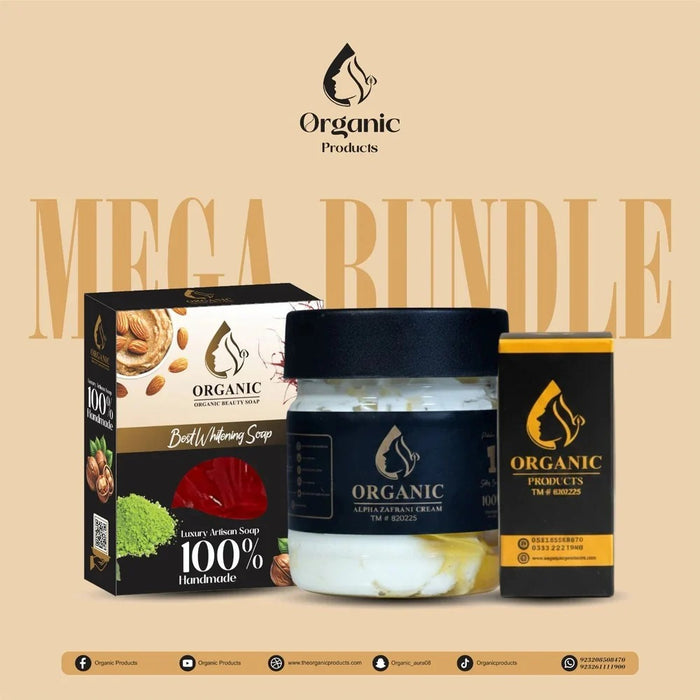 Glow Bundle 3 in 1 (Cream + Serum + Soap)