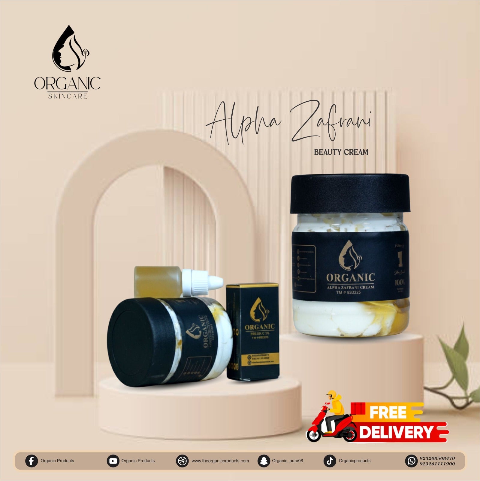 Alpha Zafrani Brightening Cream (Small)