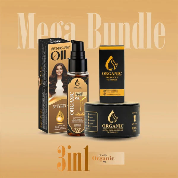 Organic 3 in 1 (Zafrani Cream + Hair Oil)