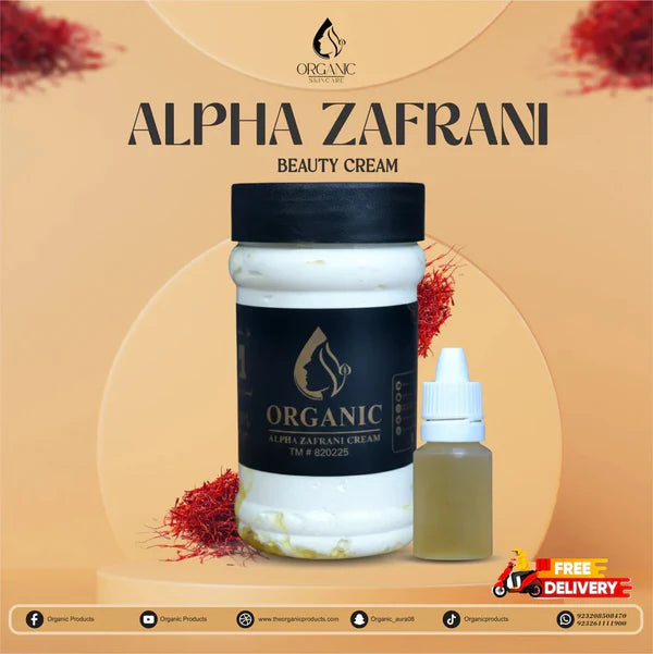 ALPHA ZAFRANI CREAM ( LARGE)