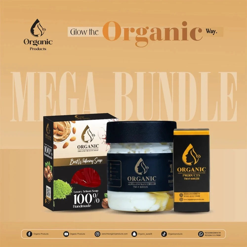 Glow Bundle 3 in 1 (Cream + Serum + Soap)