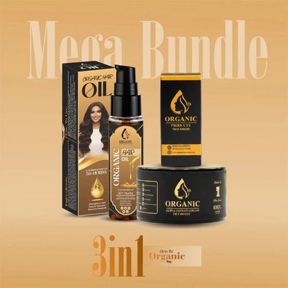 Organic 3 in 1 (Zafrani Cream + Hair Oil)