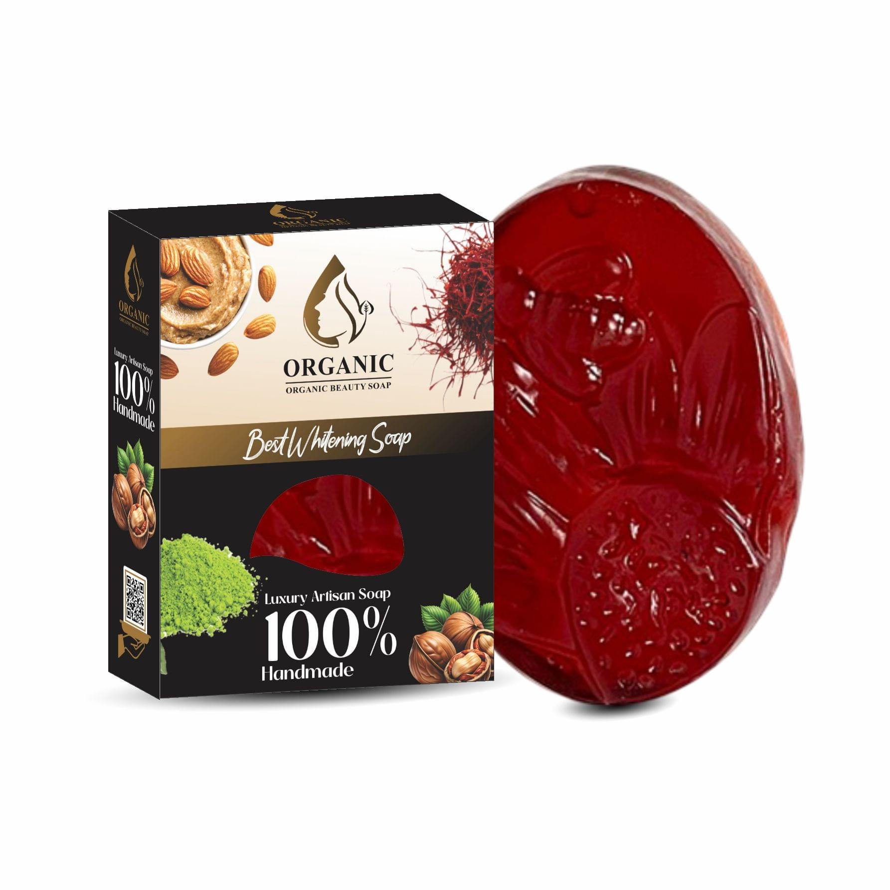 Alpha Organic Whitening Soap | Brightening & Acne Care Cleansing Bar